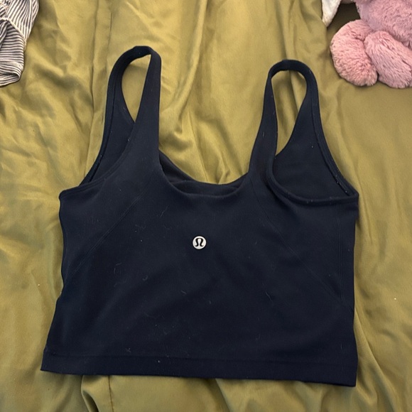 Lululemon Navy Tank Top Size 4 - Picture 2 of 2